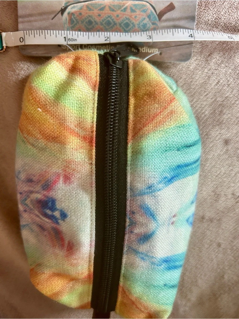Terra Natural Designs Handmade Cosmetic Bag Medium NWT